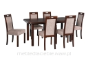 Stół Wenus 5 rozkładany +6 krzeseł Roma 5 DRM